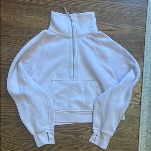 Lululemon half zip Lavender Half-Zip Pullover